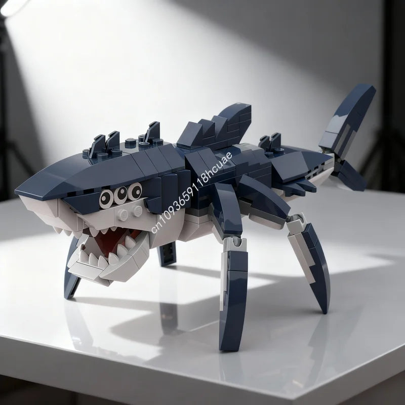 Chainsaw Man Building Block Set – Shark Devil Mecha