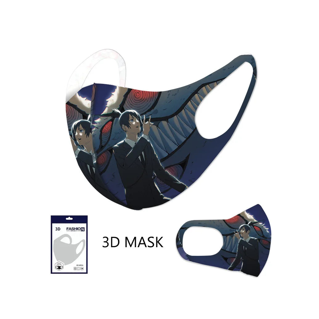 Chainsaw Man Masque 3D - Aki Combat Édition Sombre
