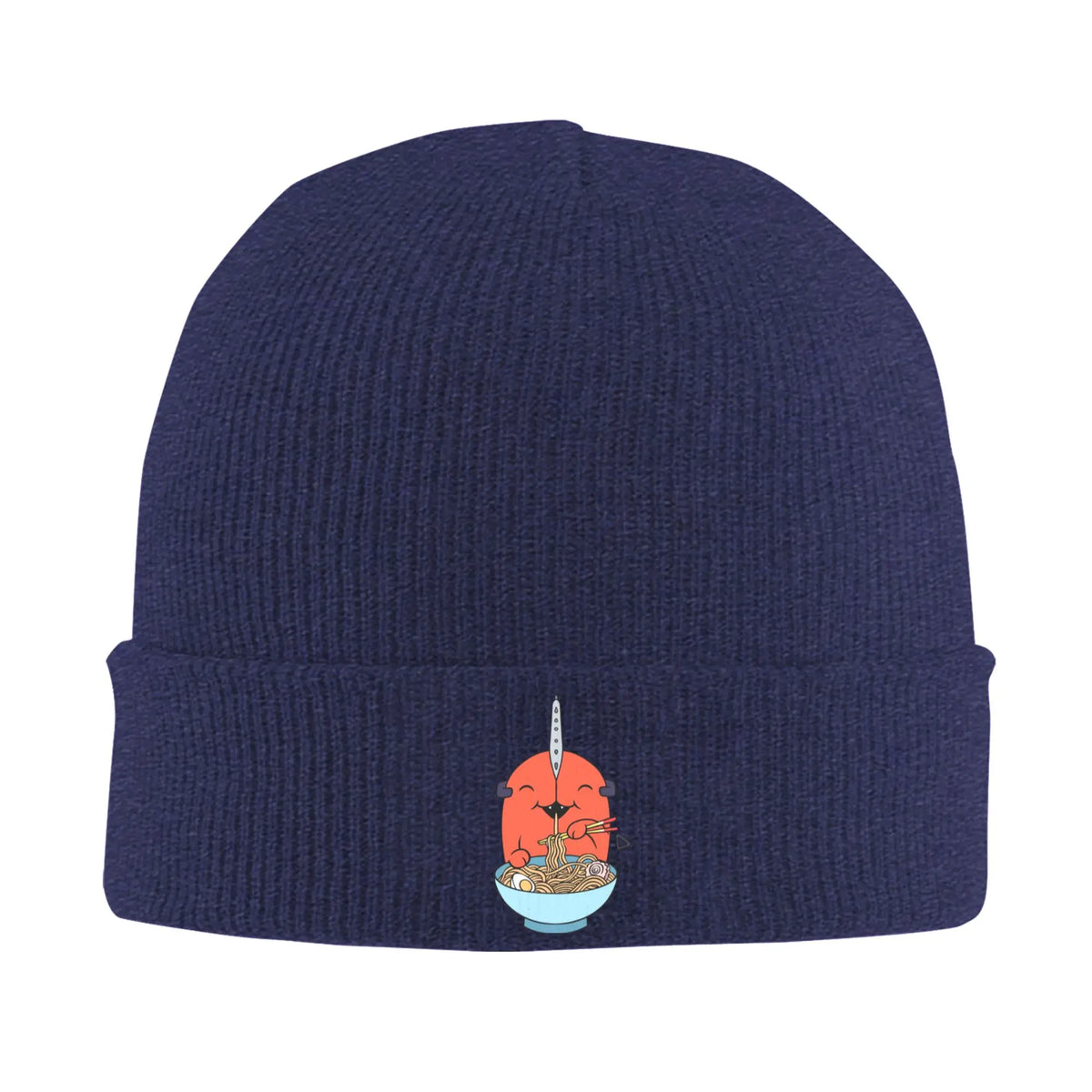 Gorro Bordado Chainsaw Man – Pochita Cuenco Edición Azul Marino