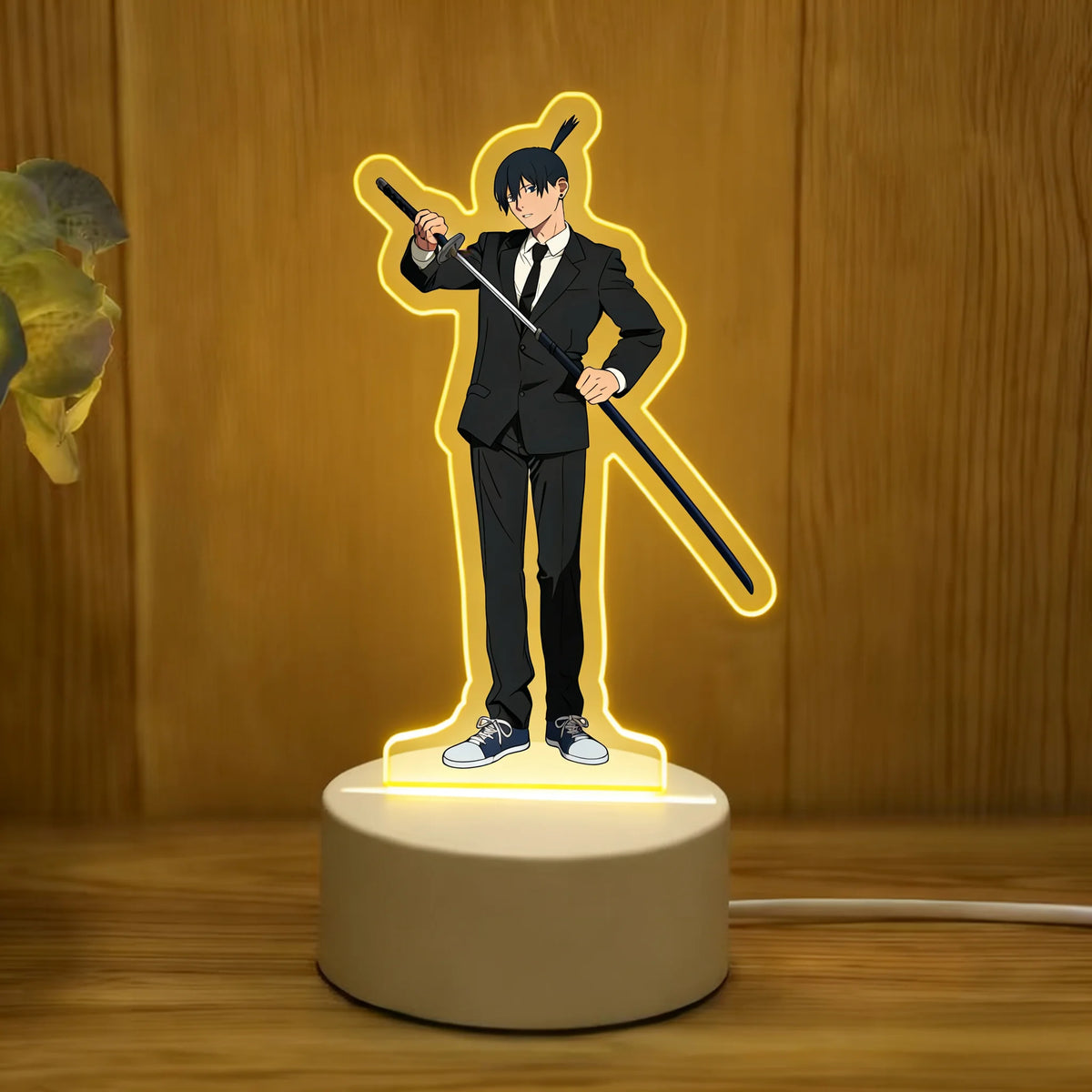 Lámpara LED de figura Chainsaw Man – Aki Hayakawa Katana 2 Edición de combate
