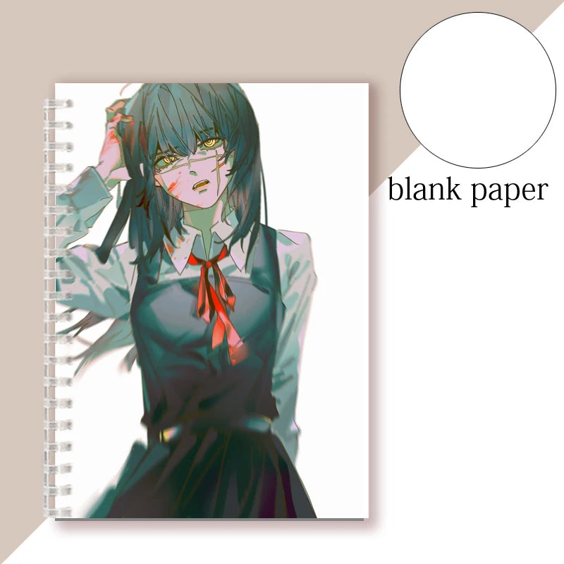 Chainsaw Man Carnet Spirale A5 – Kobeni Mystérieuse Cahier Anime