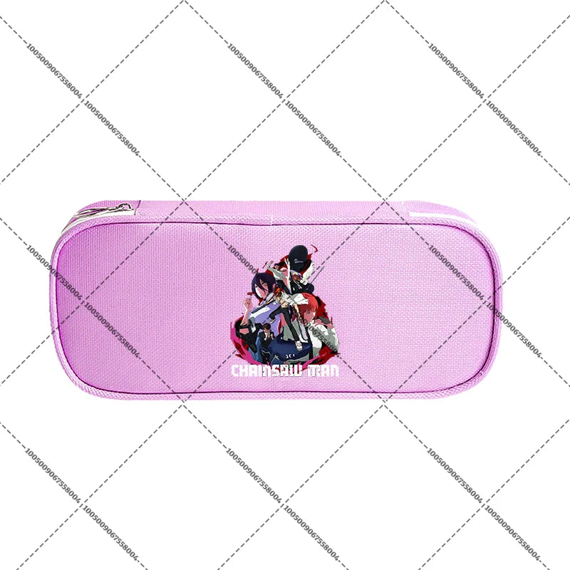Chainsaw Man Grande Trousse – Violet Pochette Scolaire