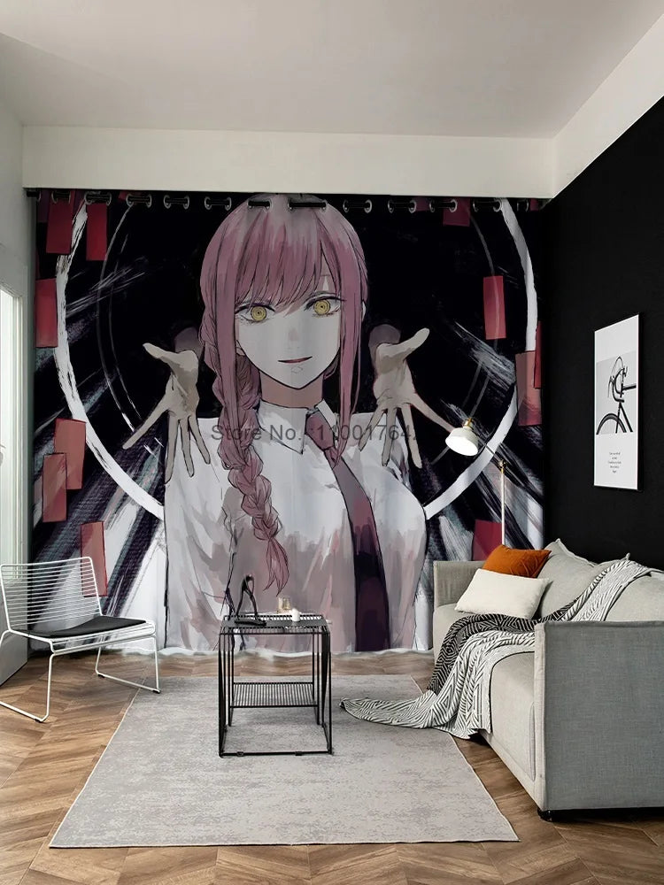 Chainsaw Man Cortina Opaca – Makima Cadenas Edición Misteriosa