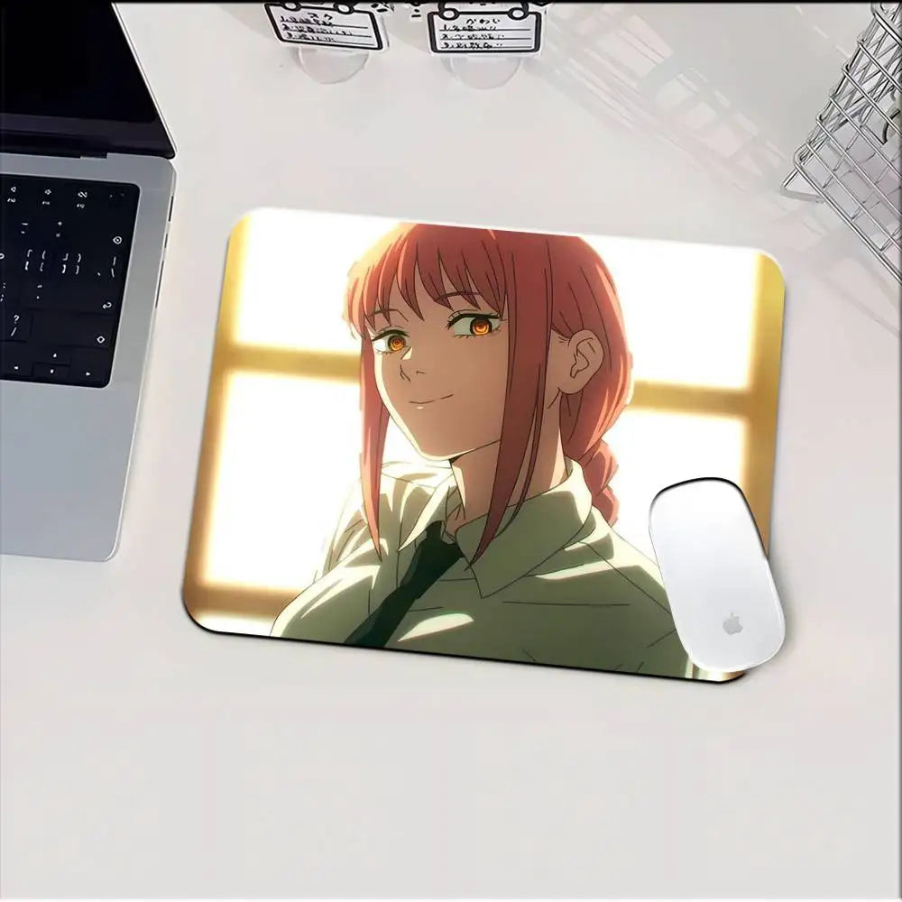 Chainsaw Man Mouse Pad - Makima Golden Light Soft Ambiance Large Format Desk