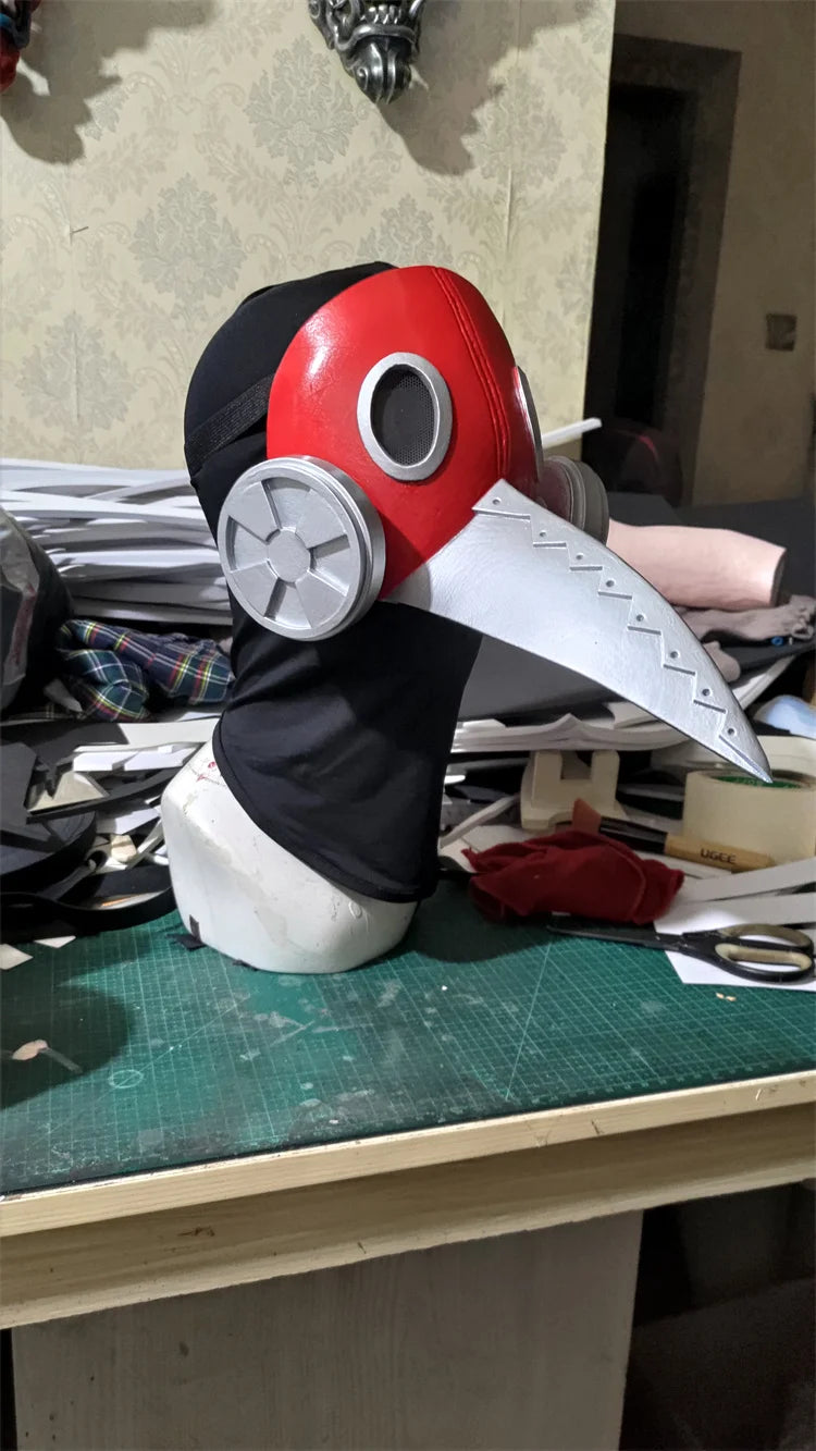 Chainsaw Man Cosplay Masque – Masque Rouge Édition Réaliste
