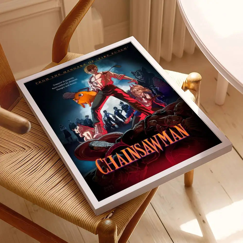 Chainsaw Man Affiche Poster – Groupe Édition Film