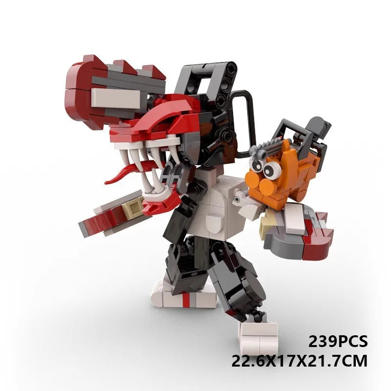 Chainsaw Man MOC Figure – Construction Denji et Pochita