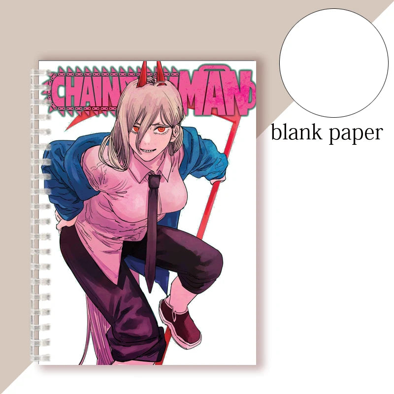 Chainsaw Man Cuaderno Espiral A5 – Portada Power Cuaderno Anime