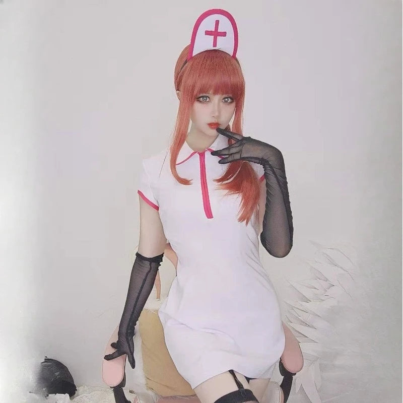 Chainsaw Man Cosplay – Duo Infirmières Costume