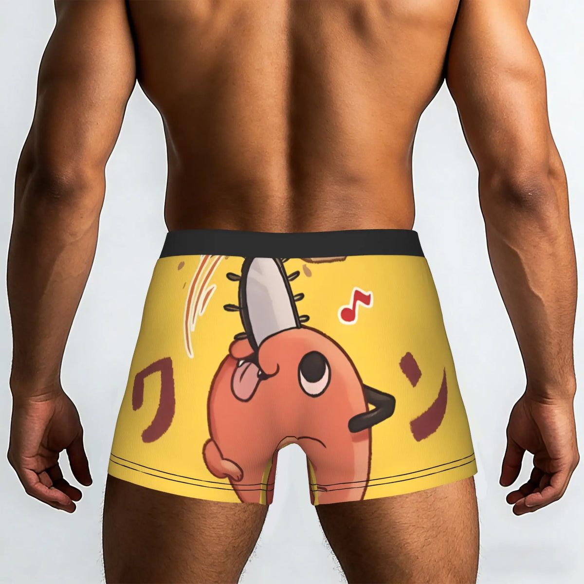 Chainsaw Man Boxer Homme – Pochita Mignon Édition Jaune