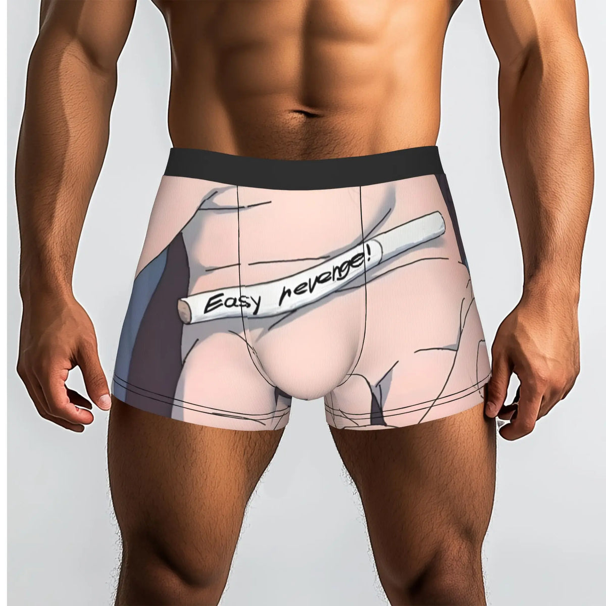 Chainsaw Man Boxer Homme – Easy Revenge Édition Humoristique