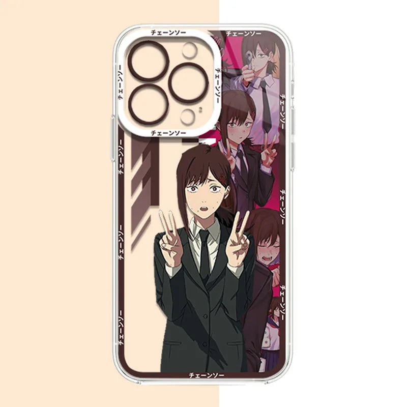 Chainsaw Man Samsung Case - Kobeni Clear Case