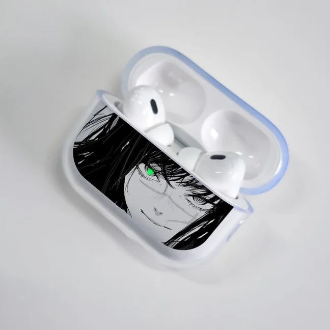Chainsaw Man AirPods Case – Reze Green Eyes AirPods Case