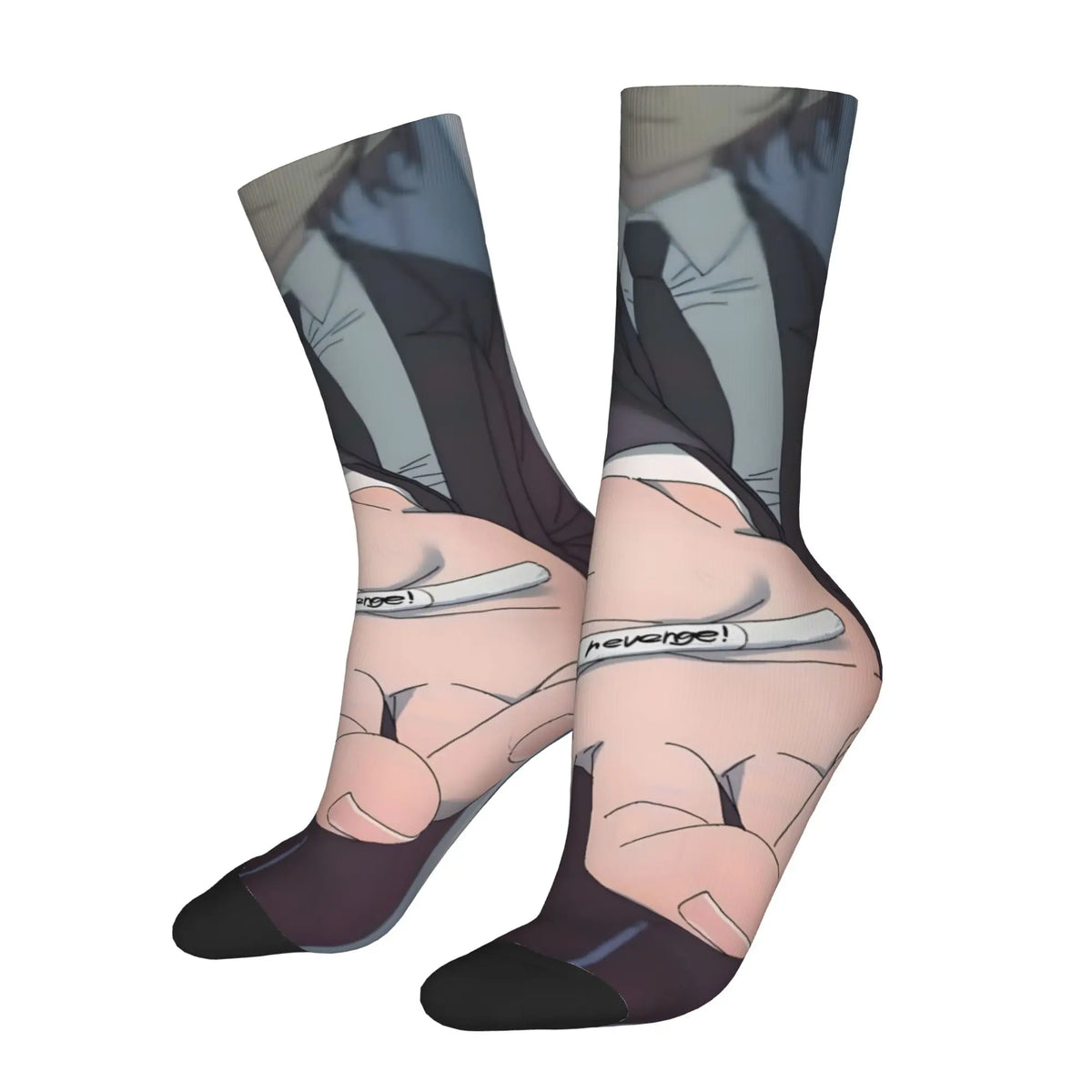 Chainsaw Man Printed Socks – Devil Hands Dark Edition