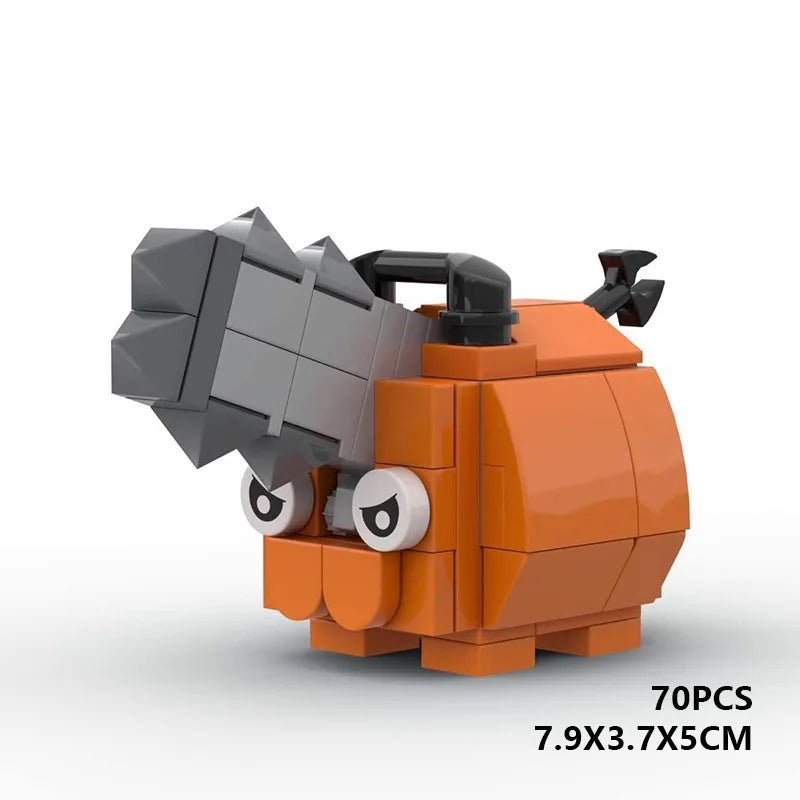 Chainsaw Man MOC Figure – Pochita version bloc