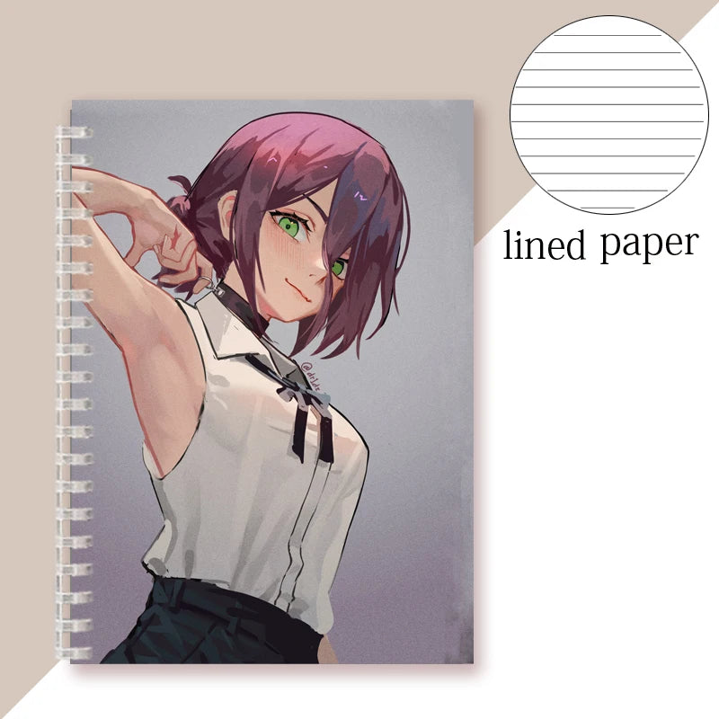 Chainsaw Man Carnet Spirale A5 – Reze Uniforme Cahier Anime