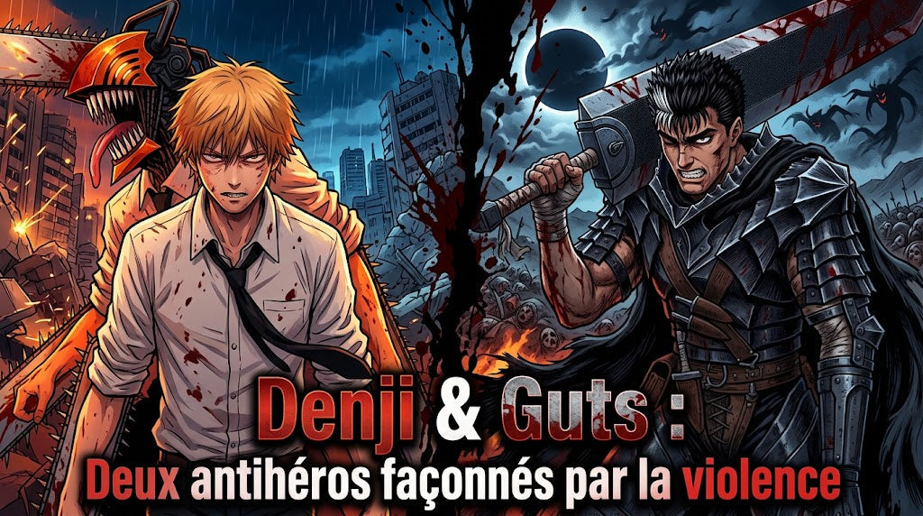 Denji et Guts (Berserk) : deux antihéros façonnés par la violence