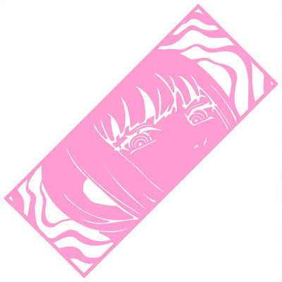 Chainsaw Man Car Sticker – Devil Eyes Rose Sticker