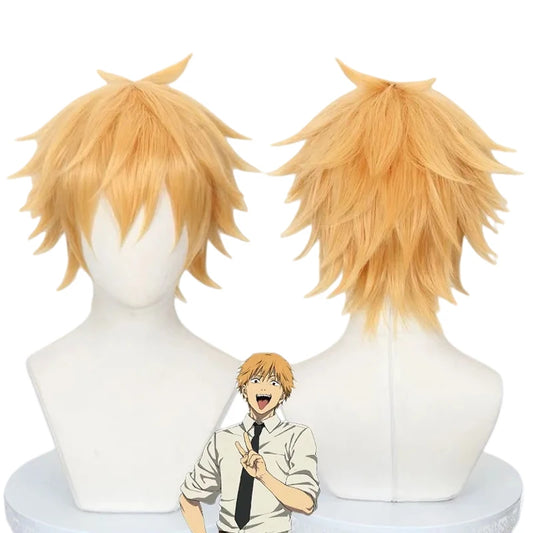 Chainsaw Man Denji – Perruque Cosplay Denji Blonde