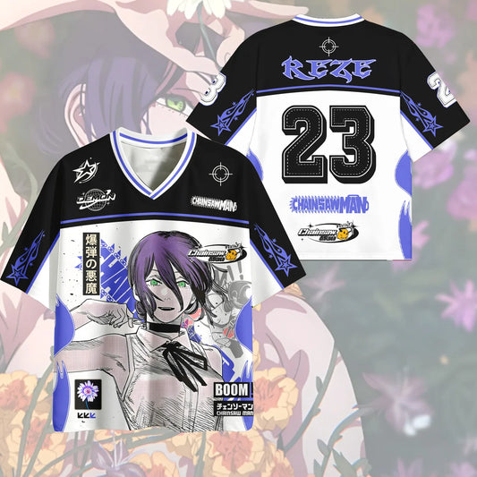 Chainsaw Man Reze – Maillot Sport Reze 23