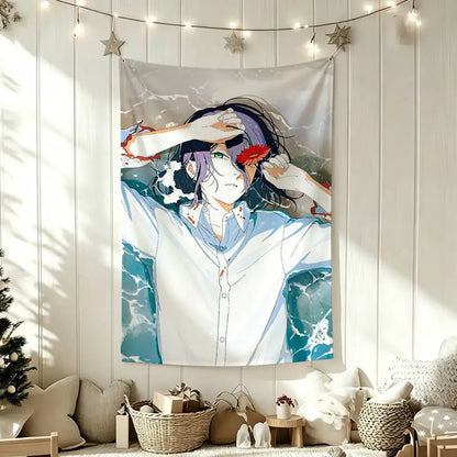 Chainsaw Man Wall Tapestry - Reze Water Blue Edition