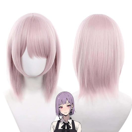 Chainsaw Man Cosplay Wig – Perruque Rose