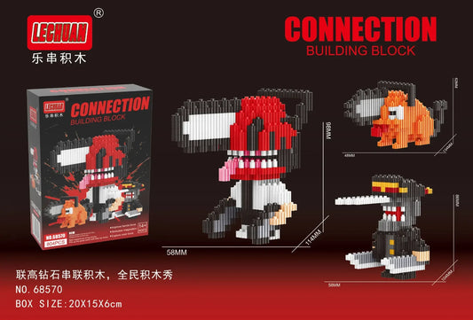 Chainsaw Man Building Block Set – Coffret officiel