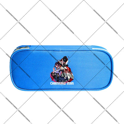 Chainsaw Man Grande Trousse – Denji Bleu Pochette Scolaire