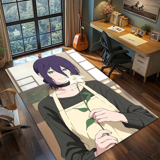 Chainsaw Man Tapis de Sol – Reze Fleur Édition Mélancolique