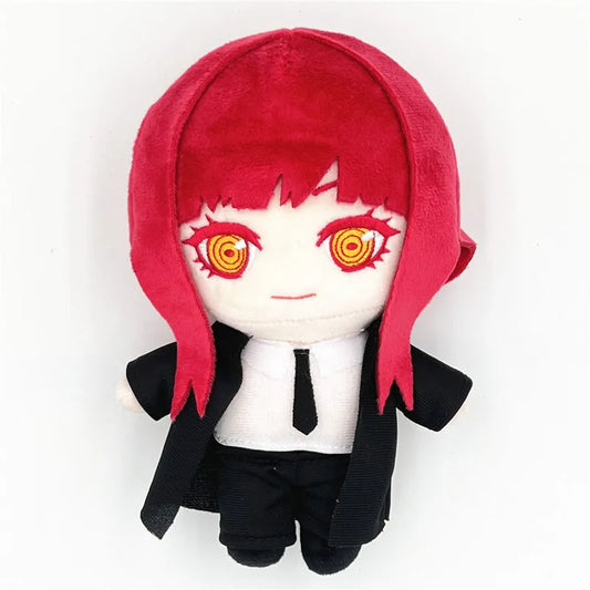 Chainsaw Man Peluche Figurine – Makima Cheveux Roux Yeux Dorés