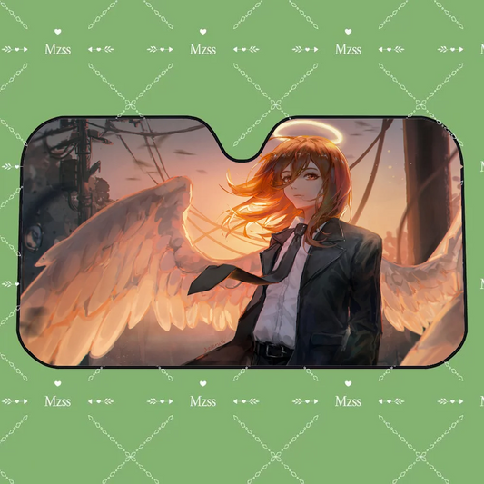 Chainsaw Man Car Sunshade – Angel Devil Ailes Pare-soleil