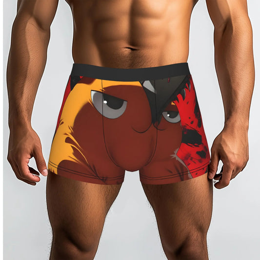 Chainsaw Man Boxer Homme – Pochita Yeux Édition Rouge