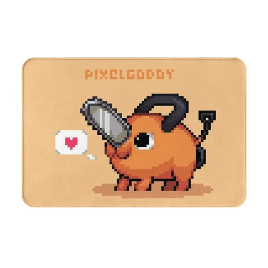 Chainsaw Man Paillasson – Pochita Pixel Art Édition Rétro