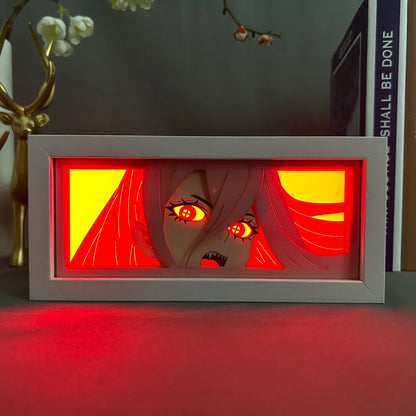 Chainsaw Man Multicolored LED Night Light – Power Light Edition
