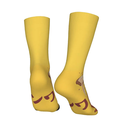 Chainsaw Man Chaussettes Imprimées – Pochita Mignon Édition Jaune