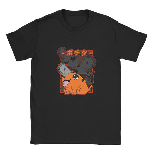 Chainsaw Man Pochita – T-shirt Pochita Noir