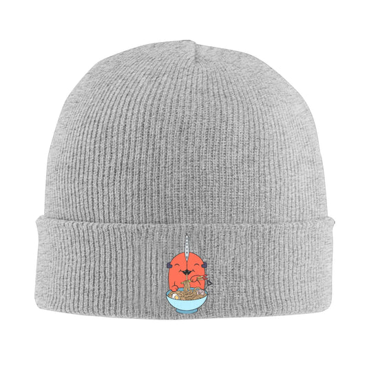 Chainsaw Man Bonnet Brodé – Pochita Bol Édition Gris Clair