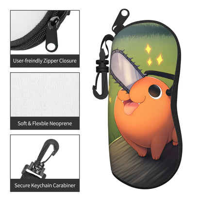 Chainsaw Man Pochita Glasses Case – Pochita Prairie Étui Lunettes