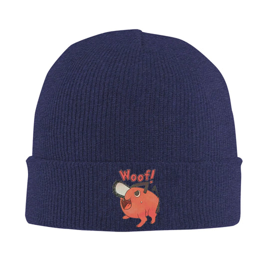 Chainsaw Man Bonnet Brodé – Pochita Woof Édition Bleu Marine