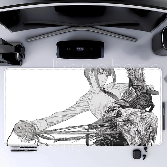 Chainsaw Man Tapis de Souris – Makima Corps Manga Grand Format Bureau