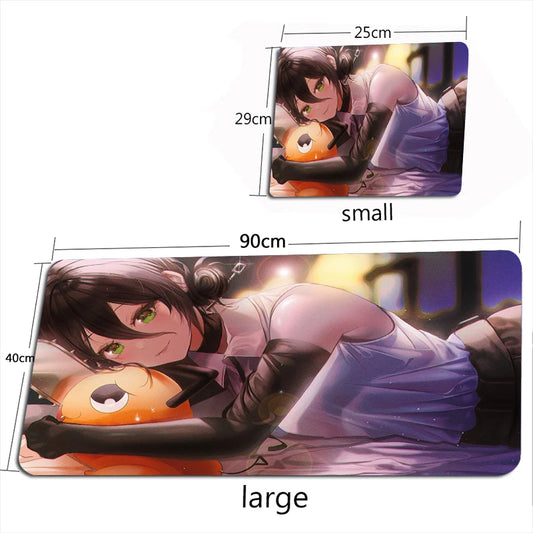 Chainsaw Man Tapis de Souris – Pochita Câlin Grand Format Bureau