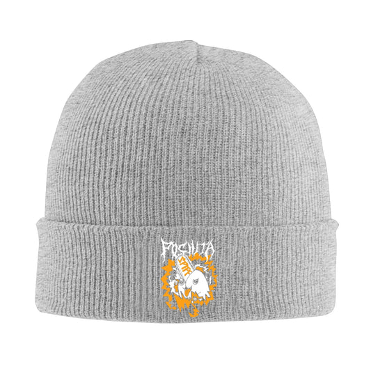 Chainsaw Man Bonnet Brodé – Pochita Cute Édition Gris