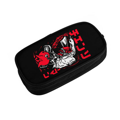 Chainsaw Man Pencil Case – Devil Print Trousse Scolaire