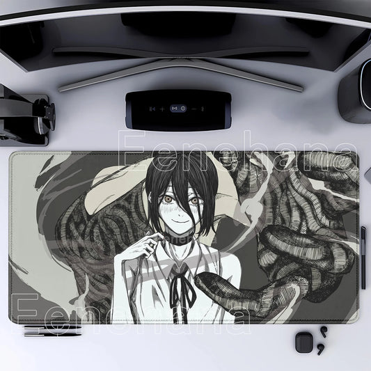 Chainsaw Man Tapis de Souris – Reze  Démoniaque Grand Format Bureau