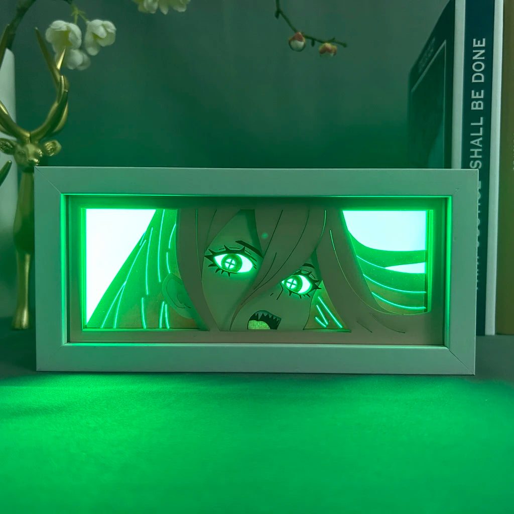 Chainsaw Man Multicolored LED Night Light – Power Light Edition