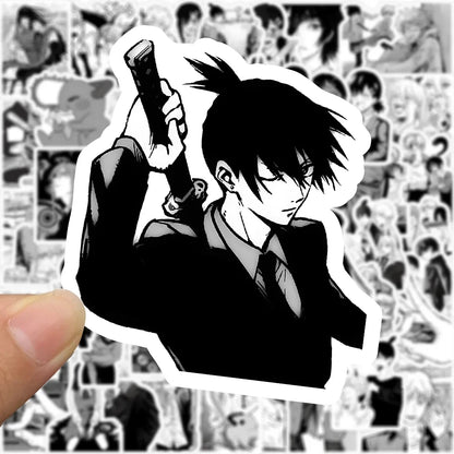 Chainsaw Man Stickers Pack – Manga Characters Collage 10pcs
