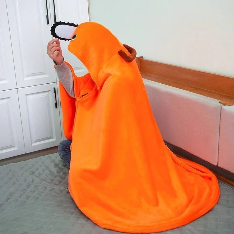 Chainsaw Man Pochita – Costume Couverture Pyjama à Capuche Pochita