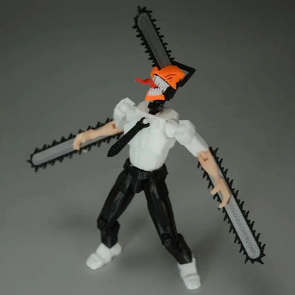 Chainsaw Man Denji – Figurine 3D Imprimée Devil Form
