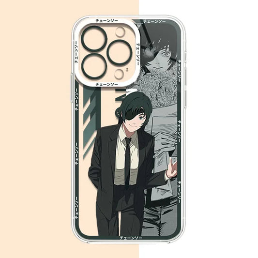 Chainsaw Man Coque Samsung –  Himeno Manga Noir et Blanc Étui