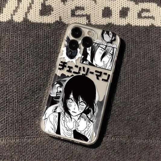 Chainsaw Man Phone Case – Reze Portrait Manga Coque Téléphone